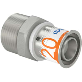 Uponor S-Press Plus overgangsnippel, 20 mm x 3/4"