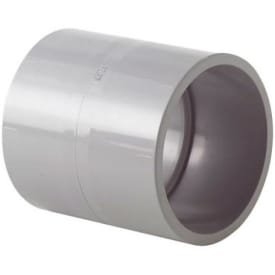+GF+ muffe, Ø63 mm, plast, grå