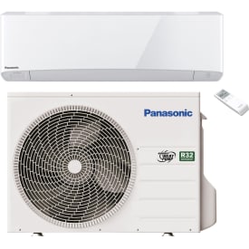 Panasonic Etherea NZ35YKE varmepumpe, luft/luft, 7,4 kW, 134-185 m², hvid