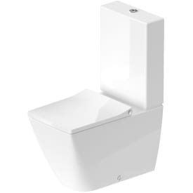 Duravit Viu toilet, kun toiletskål, uden skyllekant, rengøringsvenlig, hvid