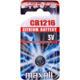 Maxell CR1216 batterier, 1 stk.