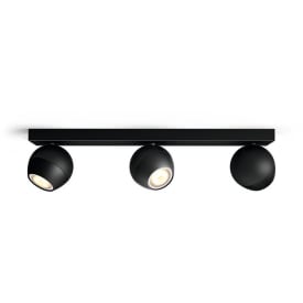 Philips Hue Buckram takspotlight, svart