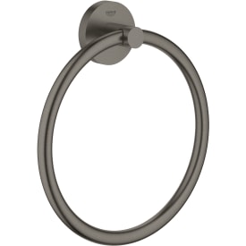 Grohe Essentials handduksring, borstat svart krom