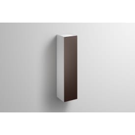 Alape Folio høyskap,30x124,6 cm, brun/hvit