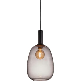 Nordlux Alton pendellampa, rökfärgad, Ø23 cm