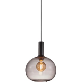 Nordlux Alton pendellampa, rökfärgad, Ø25 cm