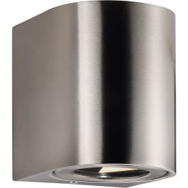 Nordlux Canto 2 vägglampa utomhus, rostfritt stål