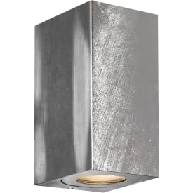 Nordlux Canto Maxi Kubi 2 utomhus vägglampa, galvaniserat stål