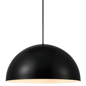 Nordlux Ellen pendellampe, svart, Ø40 cm