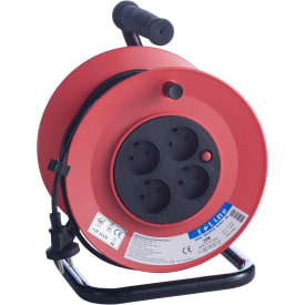 E-Line kabeltrumma, 230 V, med jord, 25 m