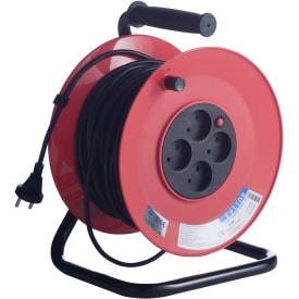 E-Line kabeltrumma, 230 V, utan jord, 40 m