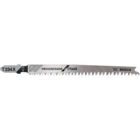 Bosch stikksagblad T 234 X, for tre, 117 mm, 5 stk.
