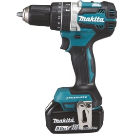 Makita DHP484 slagboremaskine m. 3 x 18V/5,0Ah batterier