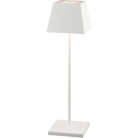 Nordtronic Conexos uppladdningsbar bordslampa, vit