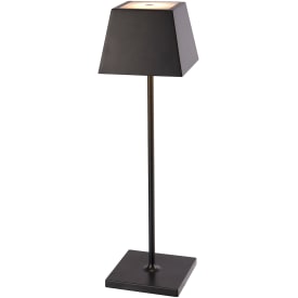 Nordtronic Conexos uppladdningsbar bordslampa, svart
