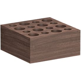 Alape Assist hålblock, 8,9x8,9 cm, valnötsträ