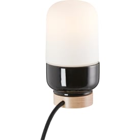 Armatur Ohm Bordlampe 100/190, E27, svart, IP20
