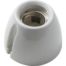 Veggkontakt Basic skråstilt, hvit, E27, IP20
