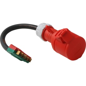 Adapterkabel CEE mellemled 400V/stikprop S16, 5P, 0,33M