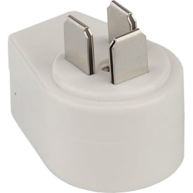 Teleadapter 3P DK/RJ45, hvid