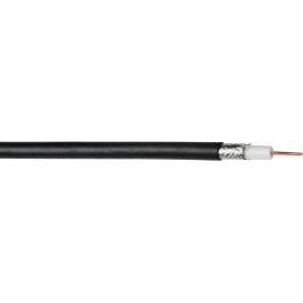 100 meter Antennekabel HD113, Ø7,0 mm, 1,13/4,8, PE, sort, R100