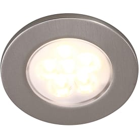 Loevschall ID downlight, Ø55 mm, 3000K, børstet stål