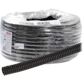 50 meter Flexrør HFXP Turbo Eco 16 mm, halogenfri, sort, 750N, R50