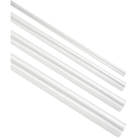 Krympeflex med lim, Ø3/1 mm, 1,2 meter, transparent