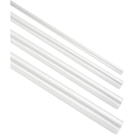 Krympeflex med lim Ø6/2 mm 1,2 meter i transparent