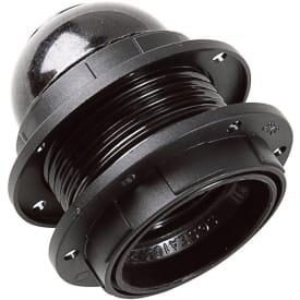 CROWN SOCKET E27 SVART