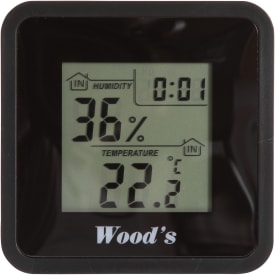 Woods hygrometer og termometer