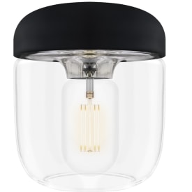 Umage Acorn lampskärm, svart/krom