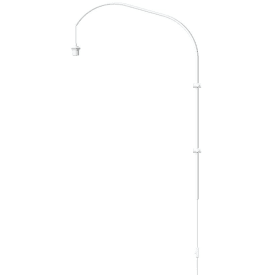 Umage Willow lamphållar för vägg med sladd, 1-arm, vit