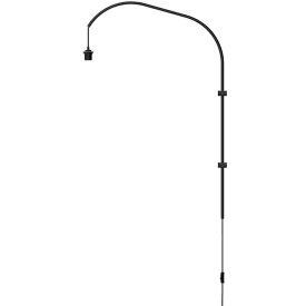 Umage Willow lamphållar för vägg med sladd, 1-arm, svart