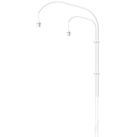 Umage Willow lamphållar för vägg med sladd, 2-arm, vit