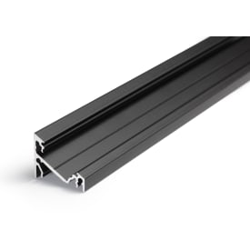 All-Light LED skinne, vinklet, sort