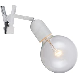 Halo Design klämlampa, vit