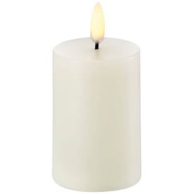 Uyuni LED bloklys, batteri, råhvid