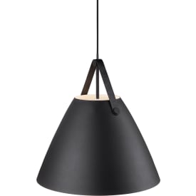 Dftp Strap pendellampe, svart, Ø48 cm