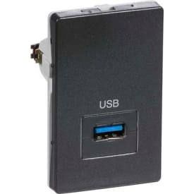 LK Fuga USB 3.0 udtag, koksgrå