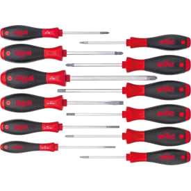 Wiha SoftFinish skrutrekkersett m. 12 deler