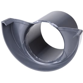 12&quot; x 90 mm Endebunn med tut grafitt Plastmo
