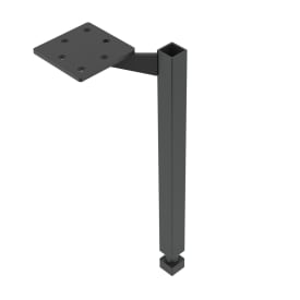 Dansani Luna Classic støtteben, sort, 20-24 cm