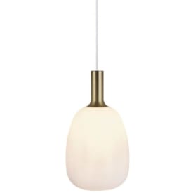 Nordlux Alton pendellampa, opal, Ø23 cm