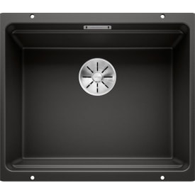 Blanco Etagon 500-U UXI kjøkkenvask, 53x46 cm, sort