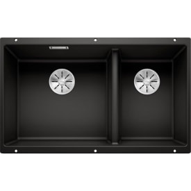 Blanco Subline 430/270-U UXI kjøkkenvask, 75,5x46 cm, sort