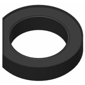 Lauridsen 315 x 100 mm toppring med søm, avskåret, resirkulert plast