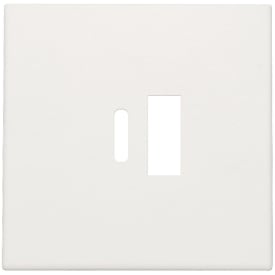 Afdækning USB-A+C oplader, hvid