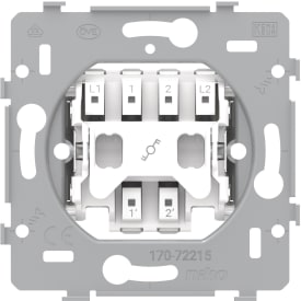 10 stk 2-polet korrespondansebryter, 10 A/250 Vac
