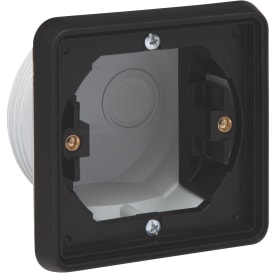 Veggboks 1-modul, sort